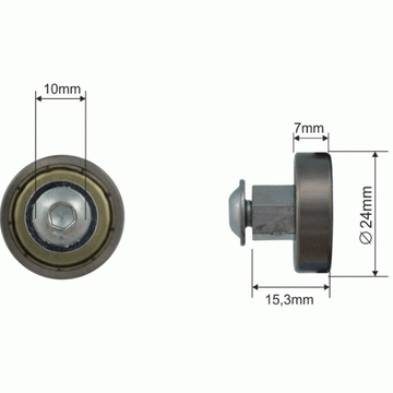 Tető csúszócsapágy