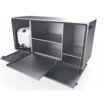 Szerszámos láda/élelmiszer és víztároló